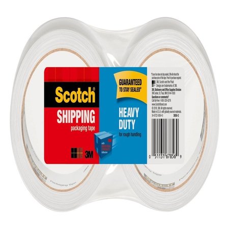 SCOTCH PACKNG TAPE 54.6YDX1.88"" 3850-2